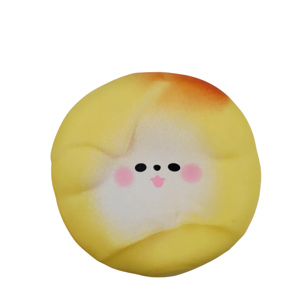 Cheese Bread Loaf Crunch Squishy