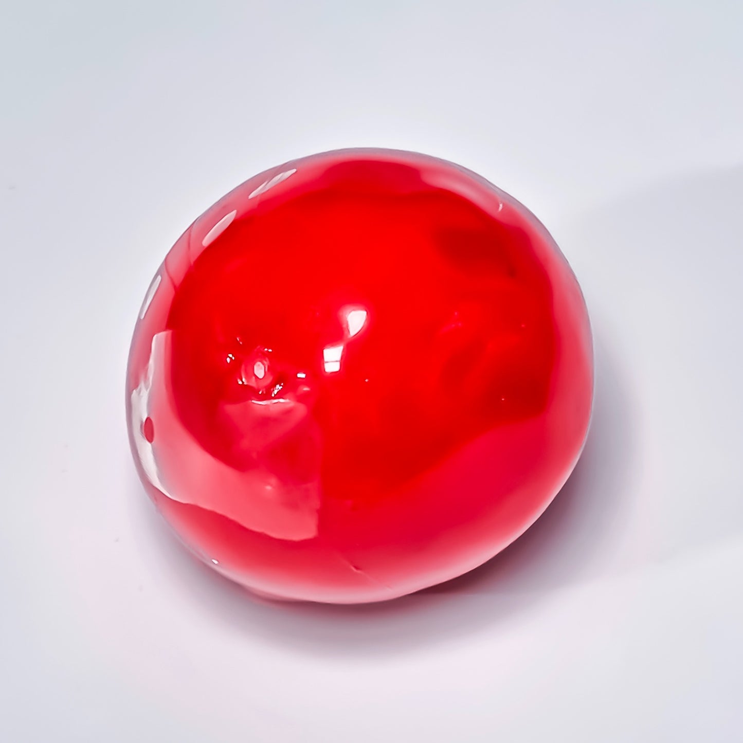 Red Apple Wax Cracking Squishy