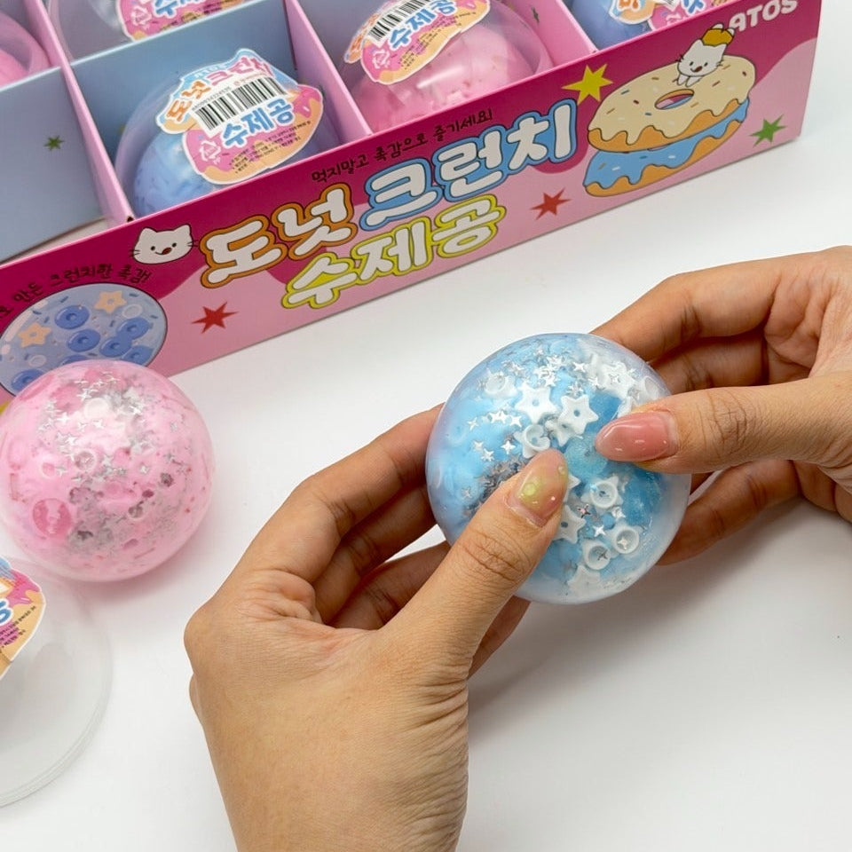 Donut Charm Crunch Squishy