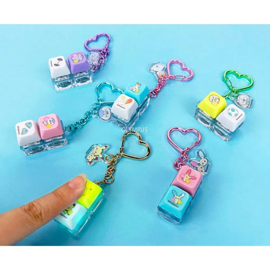 Poképeace LED Two Cap Keyring