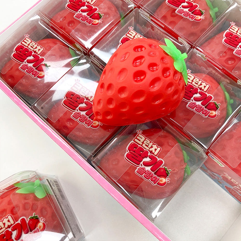 Strawberry Crunch Slime Squishy