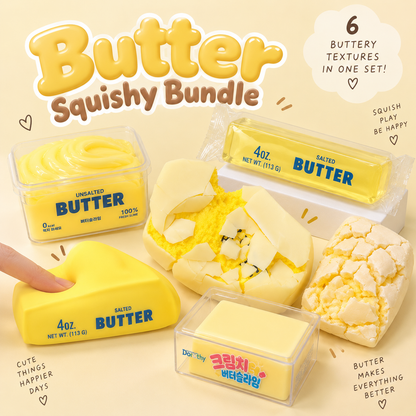 Butter Squishy Bundle (6 Pack)