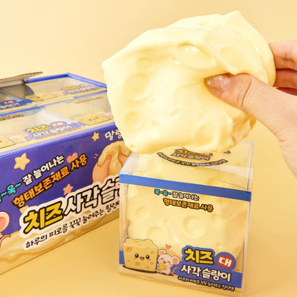 Big Cheese Cube Slime Squishy
