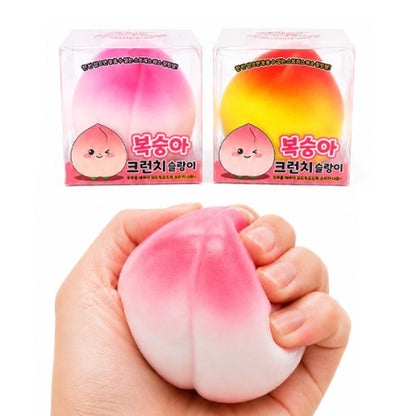 Peach Crunch Slime Squishy