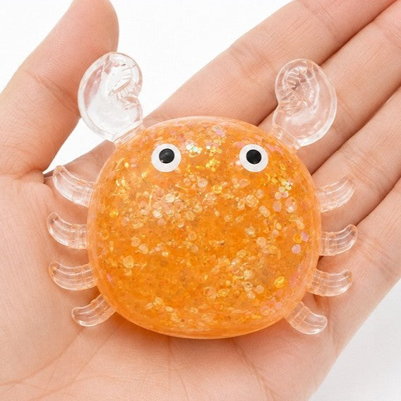 Glitter Crab Squishy