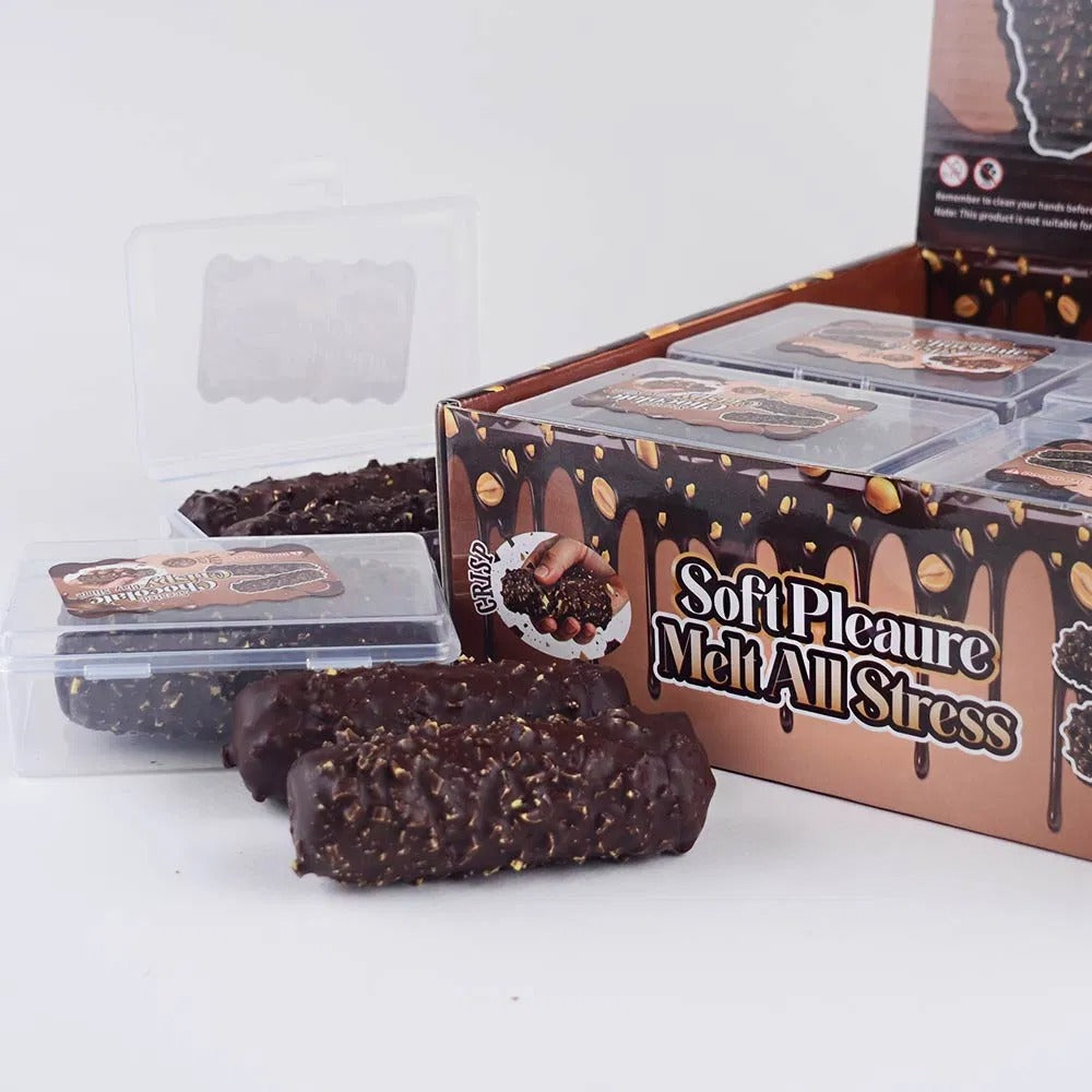 Crispy Chocolate Bar Wax Cracking Squishy