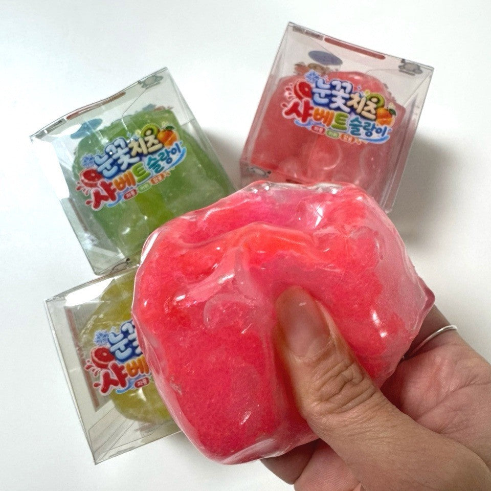 Snowflake Cheese Sherbet Squishy