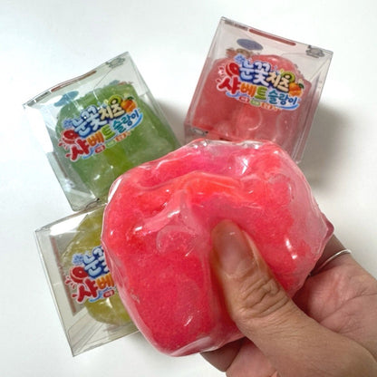 Snowflake Cheese Sherbet Squishy
