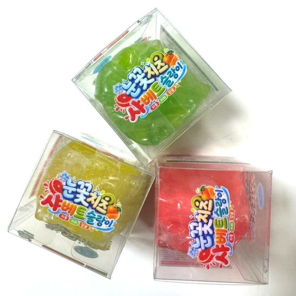 Snowflake Cheese Sherbet Squishy
