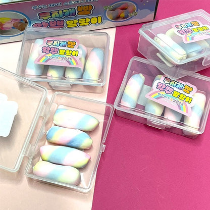 Rainbow Bread Wax Cracking Squishy