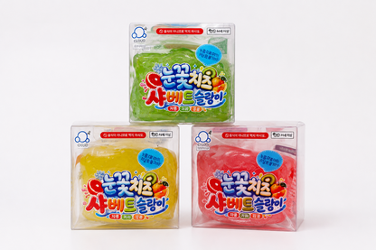 Snowflake Cheese Sherbet Squishy