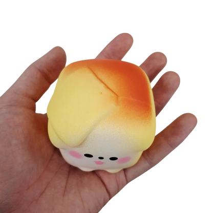 Cheese Bread Loaf Crunch Squishy
