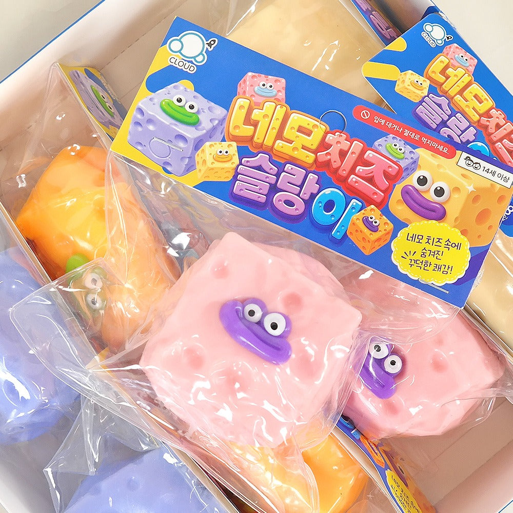 Square Cheese Squishy (6cm)