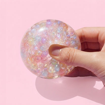 Glow-in-the-Dark Pearl Beads Squishy