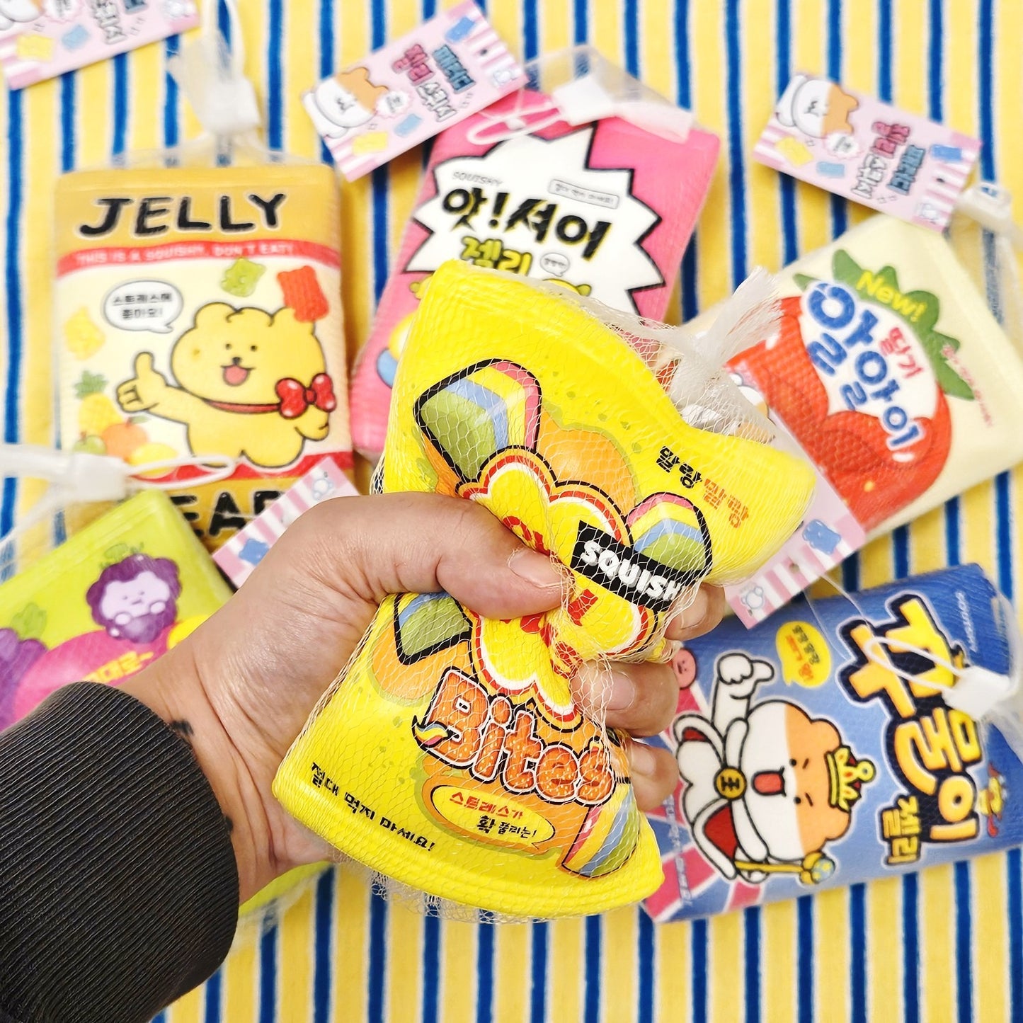 Jelly Snack Foam Squishies Set (6 Pieces)