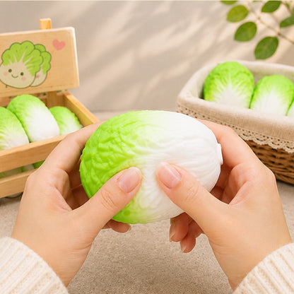 Napa Cabbage Crunch Slime Squishy