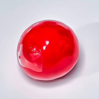 Red Apple Wax Cracking Squishy