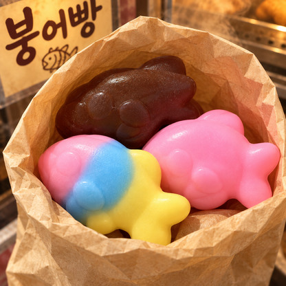 Taiyaki Wax Cracking Squishy