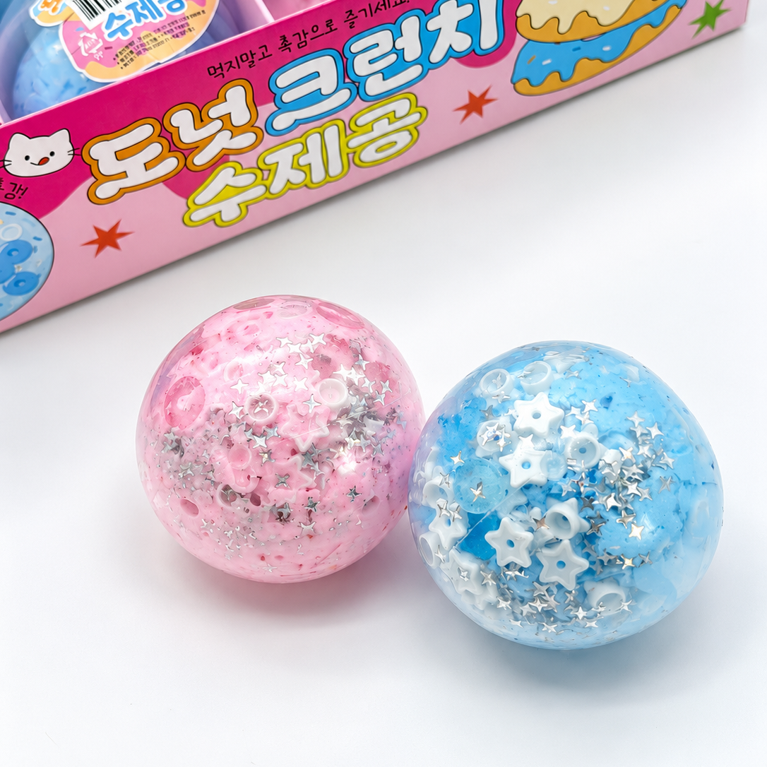 Donut Charm Crunch Squishy
