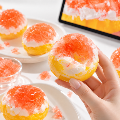 Mango Pomelo Sago Crunch Squishy