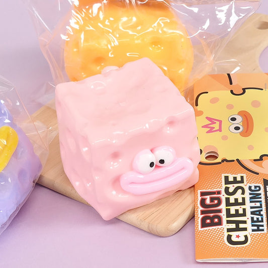 Big Cheese Healing Mochi Squishy (7.5cm)