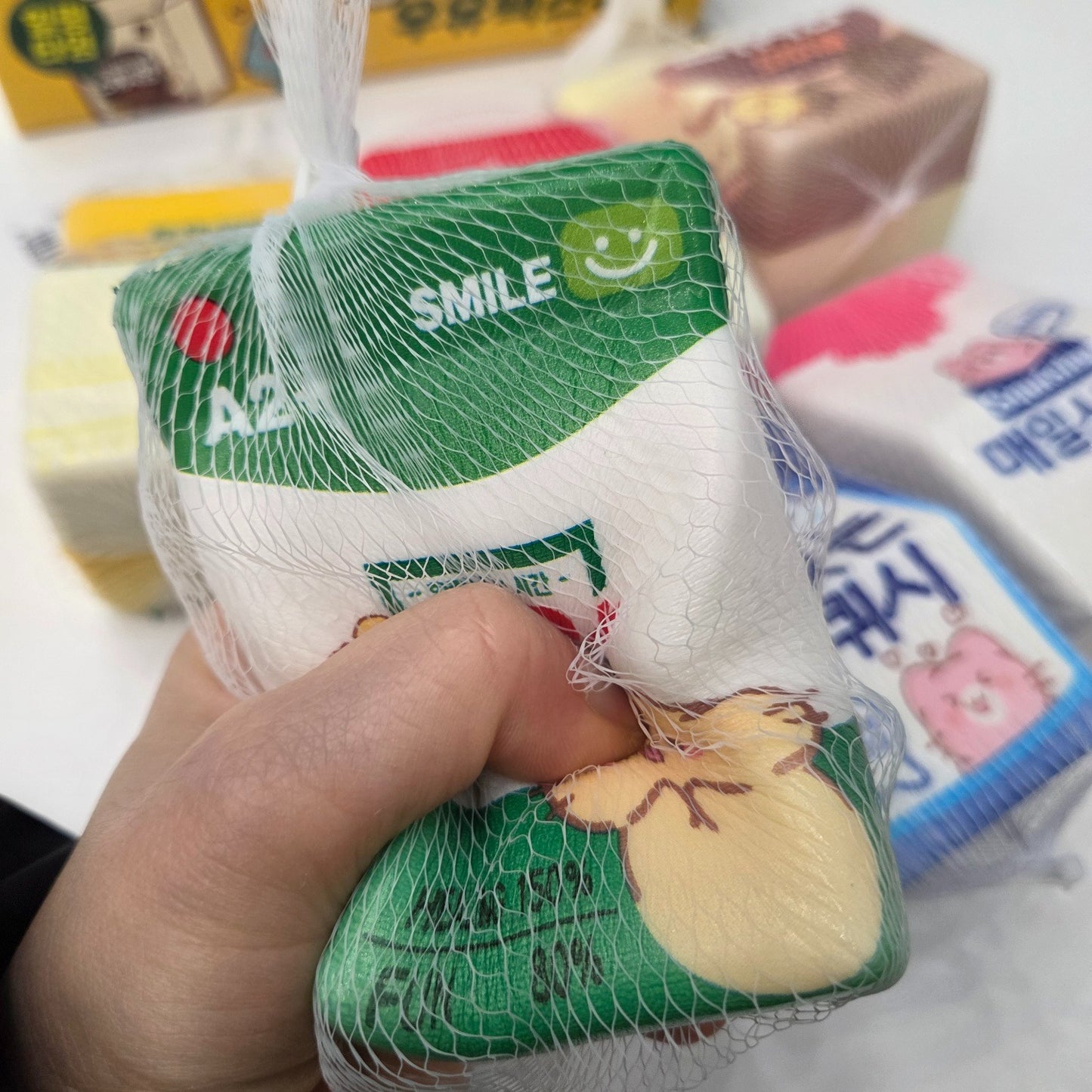 Korean Milk Carton Foam Squishies Set (6 Pieces)