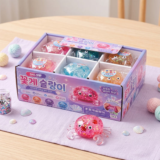 Glitter Crab Squishy
