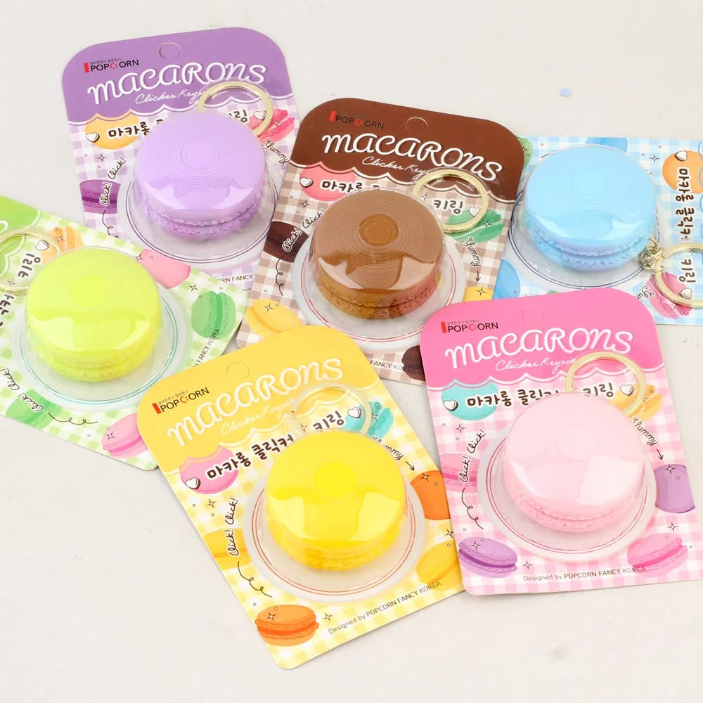 Macaron Clicker Keychain