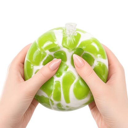 Green Apple Wax Cracking Squishy