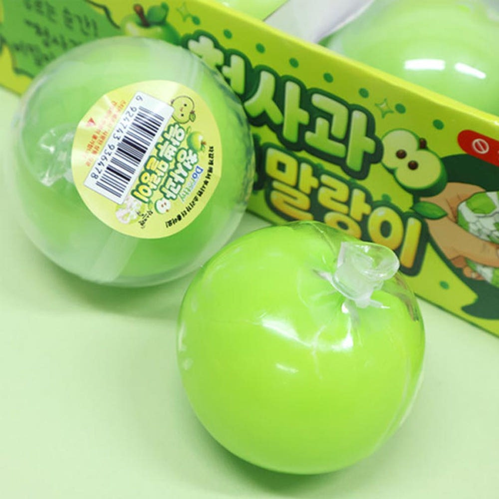 Green Apple Wax Cracking Squishy