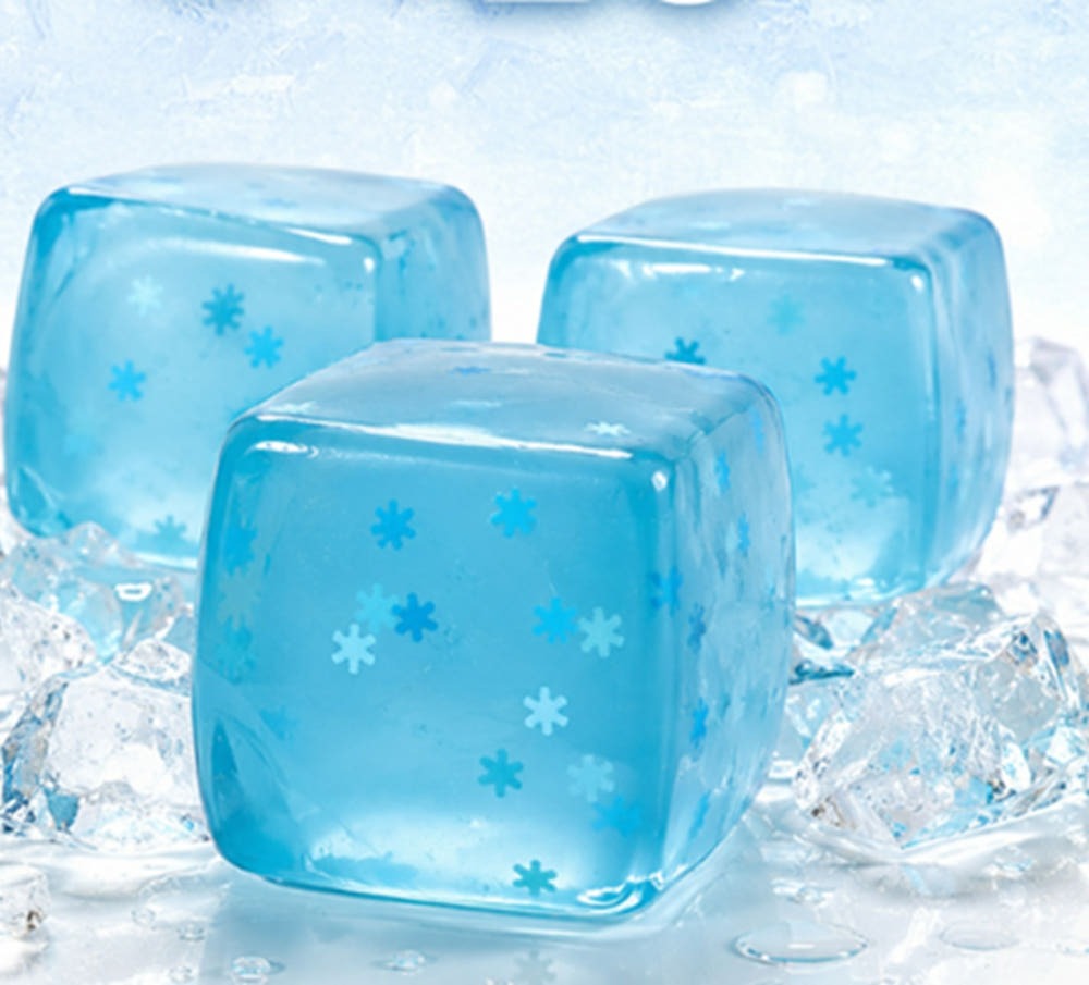Ice Cube Sugar Slime Squishy