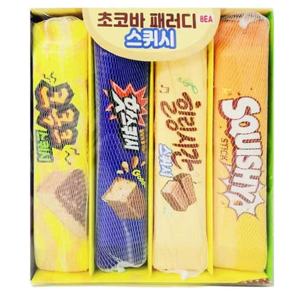 Chocolate Bar Foam Squishies Set (4 Pieces)