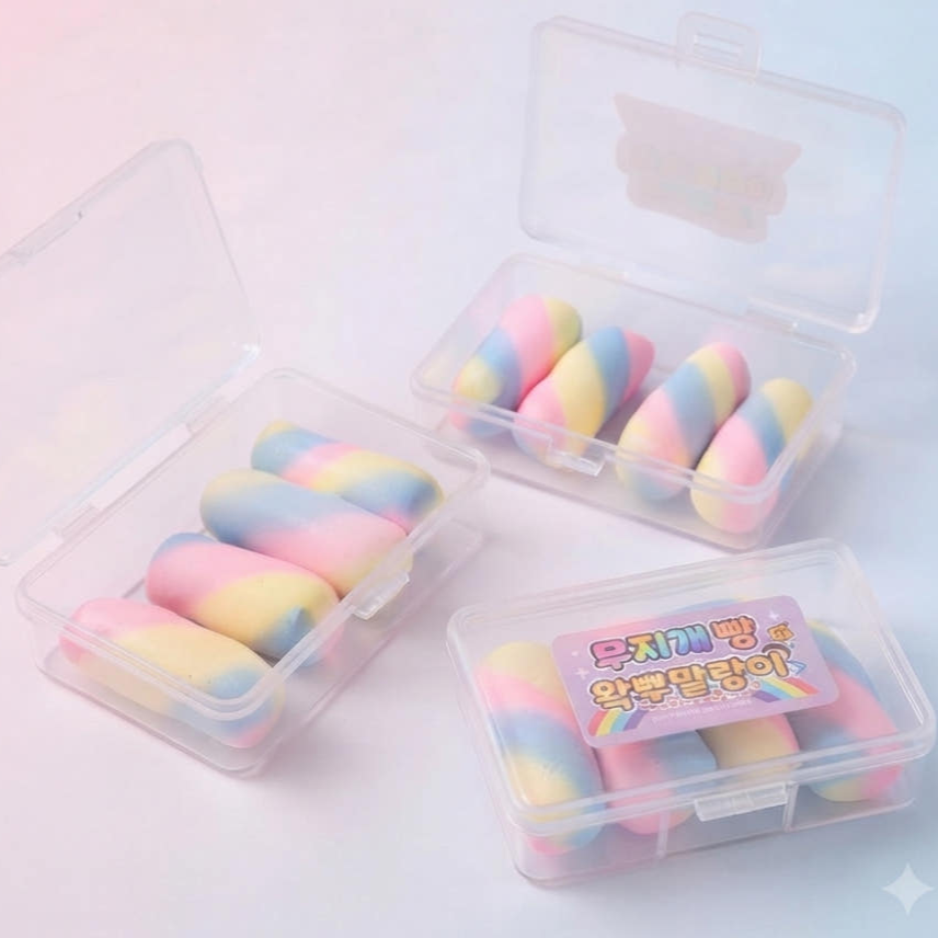 Rainbow Bread Wax Cracking Squishy
