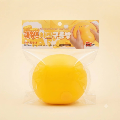 Jumbo Cheese Cloud Bread Squishy