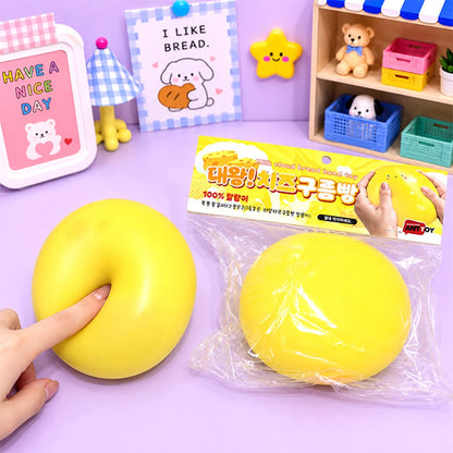 Jumbo Cheese Cloud Bread Squishy