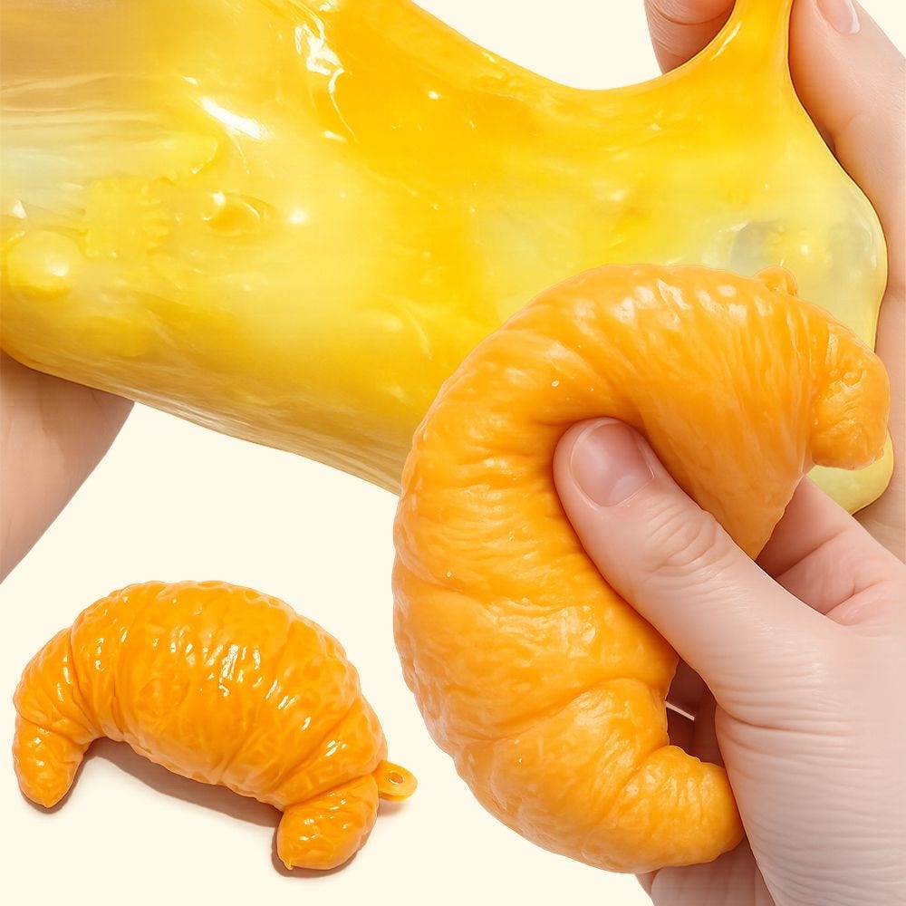 Croissant Crunch Squishy