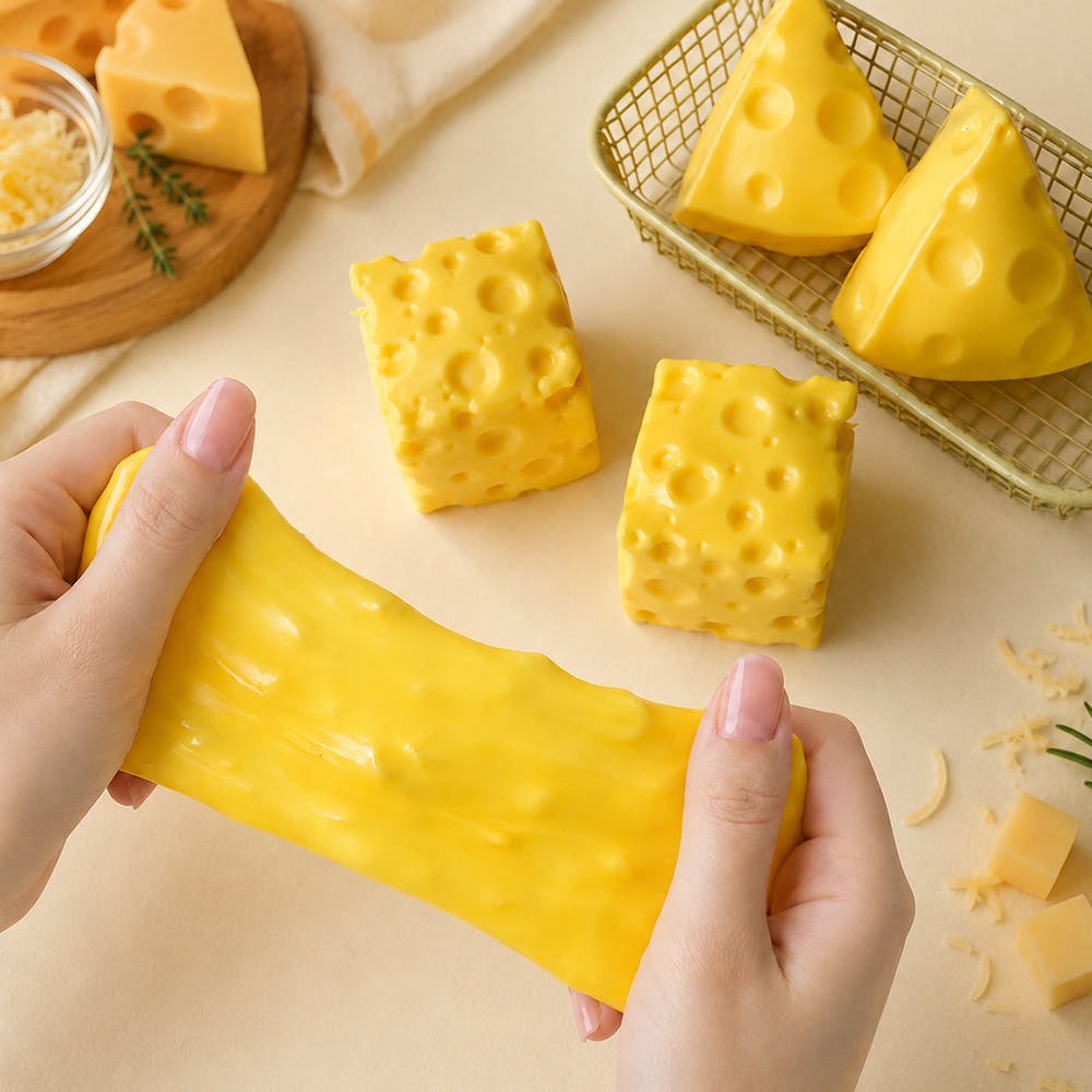 Mini Cheese Crunchy Squishy