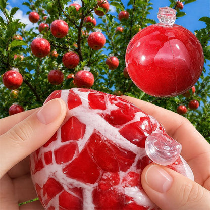 Red Apple Wax Cracking Squishy