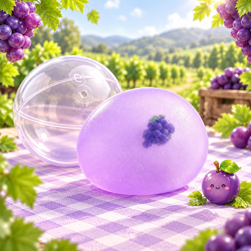 Grape Mochi Squishy