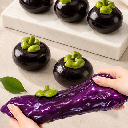 Mangosteen Crunch Slime Squishy