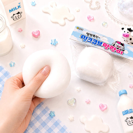 Milk Cube Slime Squishy