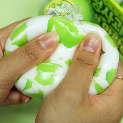 Green Apple Wax Cracking Squishy
