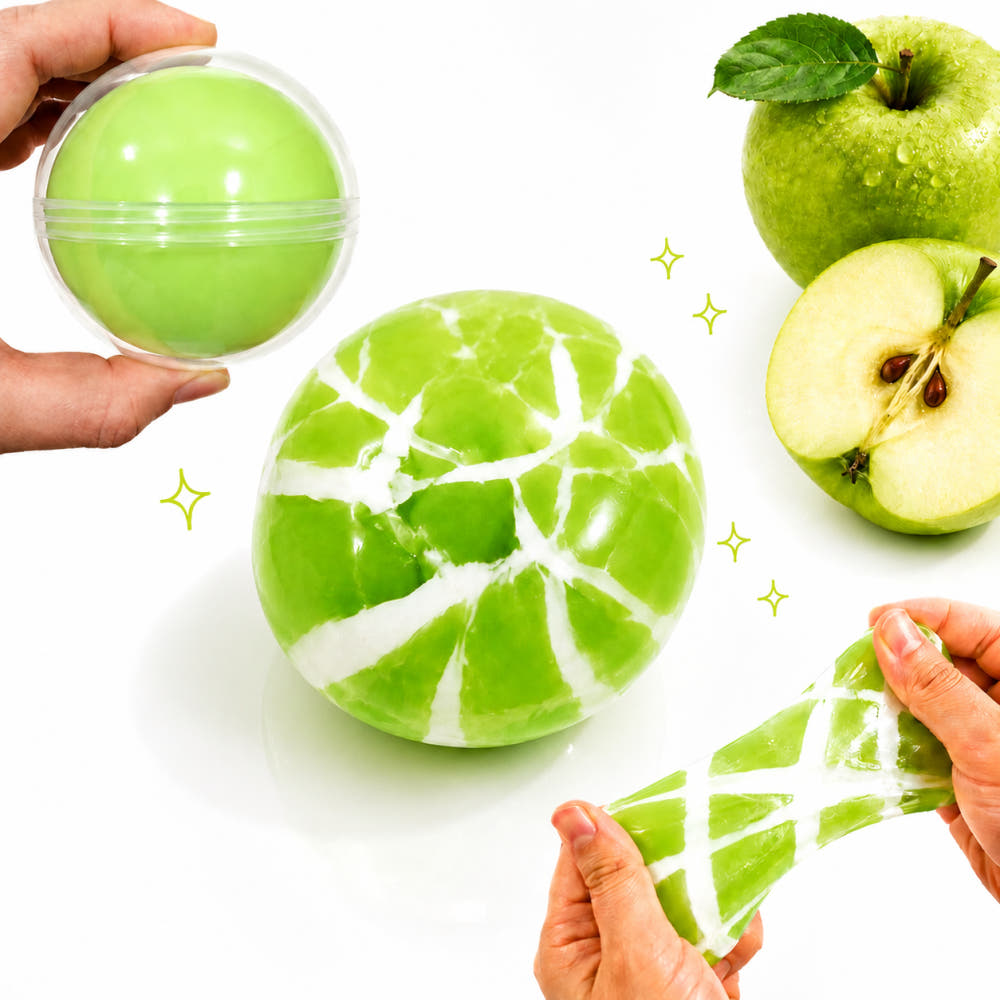 Green Apple Wax Cracking Squishy