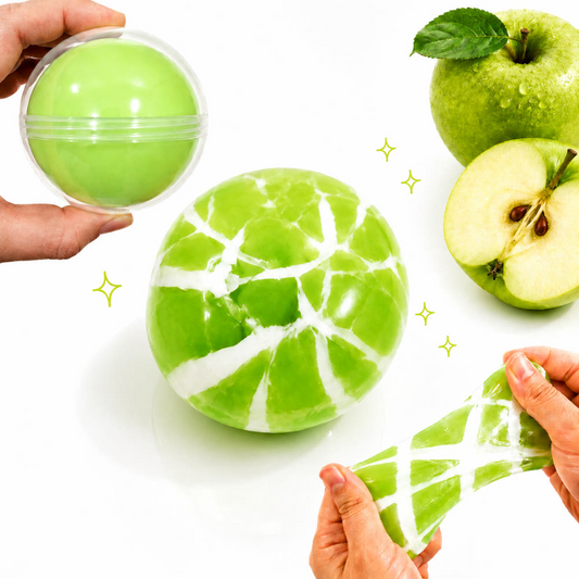 Green Apple Wax Cracking Squishy