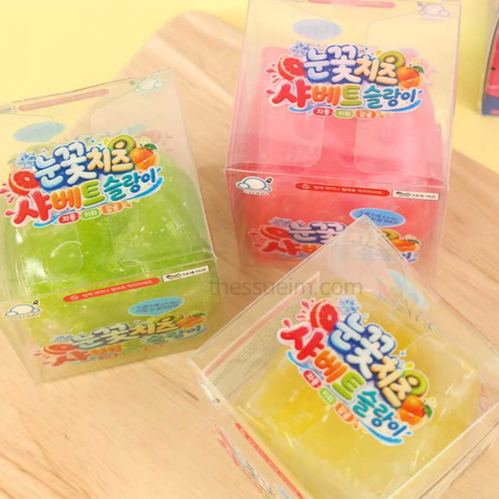 Snowflake Cheese Sherbet Squishy