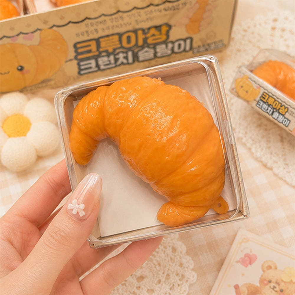 Croissant Crunch Squishy