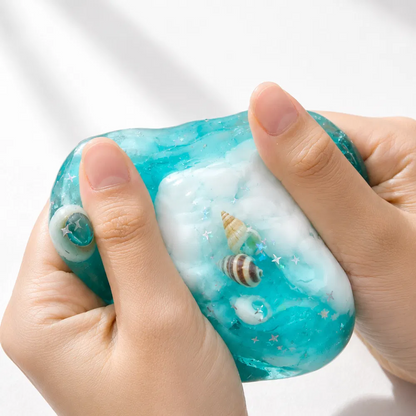 Aqua Ball Crunch Wax Cracking Squishy