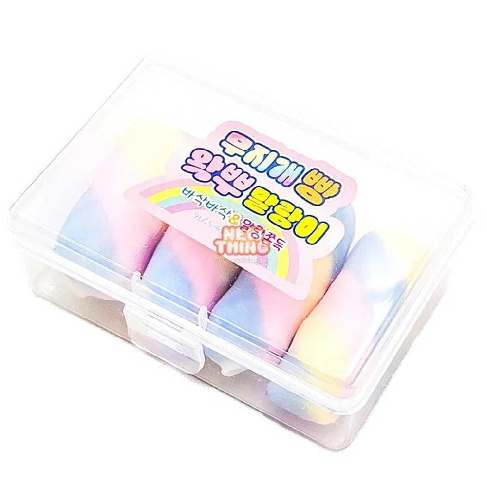 Rainbow Bread Wax Cracking Squishy