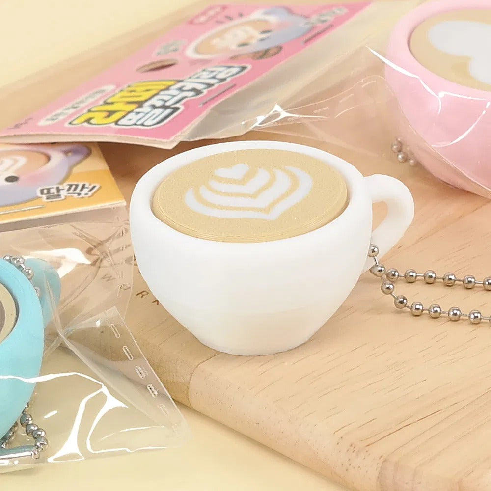 Latte Clicker Keychain