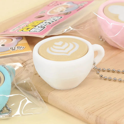 Latte Clicker Keychain